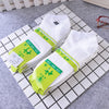 White bamboo crew socks / massage base