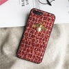Flash diamond grid - pearl bee - red / iphone x/xs