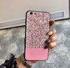 Stitching rough flash--single shell-pink / iphone7 plus/8plus