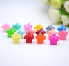 Flower shape mixed color 1.5 cm