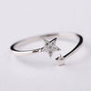 Star split ring (gun black) / adjustable opening