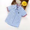 Phase color short sleeve blue / 100cm