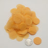 2.5cm (dark yellow) 10 grams a pack