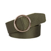 Gold buckle - army green / 105cm