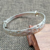 Single silver bracelet