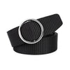 Silver buckle - black / 105cm
