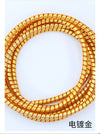 1.4m electroplated gold