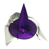 Rose witch hat purple / one size fits all
