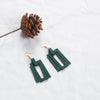 E299-8 rectangular dark green