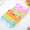 Rabbit ears bending jelly color mixed color