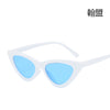 White frame blue film