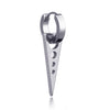 Steel color with hole ear buckle