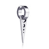 Steel color without hole ear clip