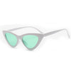 White frame green film