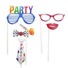 18-piece birthday cake set (non-sticky) (with bamboo stick glue points)