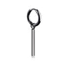 Round stick ear buckle black
