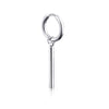 Round stick ear buckle steel color