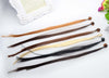 Claw clip dark straight hair mixed colors