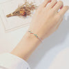 Light green leaf bracelet