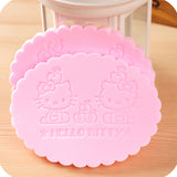 Manufacturer cartoon cat pearl delicate KT face wash puff pregnant baby with cleansing face wash sponge powder puff LOGO