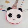 Black red panda