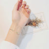 Yellow leaf bracelet