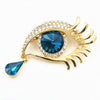 Gold plated, hole blue