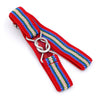Red and blue stripes / 60-80 cm