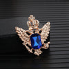 Golden blue diamond
