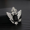 Silver black diamond
