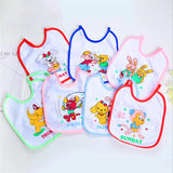 Saliva towel pure cotton waterproof baby tie bib baby bib saliva pocket newborn anti-spitting milk wholesale foreign trade