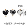 4.5cm black and white hearts 50 / 1 bag price
