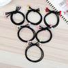 3 rubber bands--color
