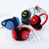 Winter children's three-dimensional cartoon head-mounted plush warm earmuffs baby cute plush anti-cold ear warmers wholesale