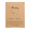Aries gold card gold chain