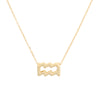 Aquarius cardless gold chain