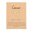 Cancer gold card gold chain