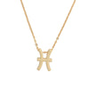 Pisces gold cardless chain