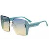 Blue-green fade film / plastic teeth