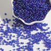 Glass bead color plating series 168# 12/o 2mm sapphire blue ab 15g/bag about 1000pcs