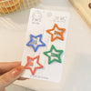 80# orange star [frosted]