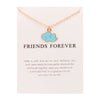 Blue cloud white card