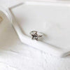 Openwork pentagram ring