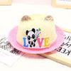Love panda small basin hat pink / recommended for 2-8 years old