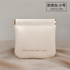 Lipstick bag - milk apricot white