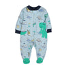 Green dinosaur / 3m-12m 8 pieces in one hand