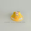 Kitten-yellow [1041] with windproof rope / head circumference 49-54cm/reference age 2~12 years old - one size fits all