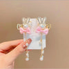 1 pair of pink rabbits