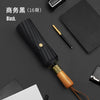 Wooden handle business black (16 bones)