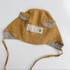 Ash bear ears honey yellow hat / s（49cm）